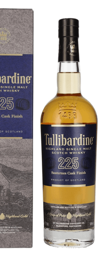 Tullibardine 225 Sauternes Finish Highland Single Malt Scotch Whisky 43% Vol. 0,7l in Giftbox