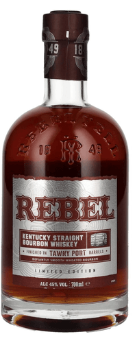 Rebel Kentucky Straight Bourbon Whisky TAWNY PORT Barrel Finish 45% Vol. 0,7l