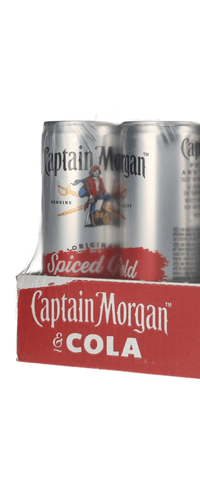 Captain Morgan Original Spiced Gold & Cola 5% Vol. 12x0,25l Dosen