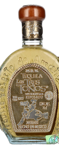 Los Tres Tonos REPOSADO Tequila 38% Vol. 0,7l