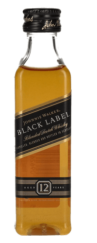 Johnnie Walker BLACK LABEL 12 Years Old Blended Scotch Whisky PET 40% Vol. 0,05l