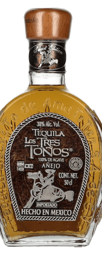 Los Tres Tonos ANEJO Tequila 100% de Agave 38% Vol. 0,5l