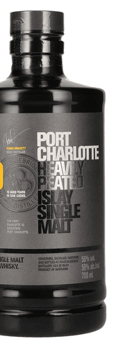 Port Charlotte 10 Years Old Heavily Peated Islay Single Malt 50% Vol. 0,7l