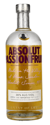 Absolut PASSIONFRUIT Flavored Vodka 38% Vol. 1l