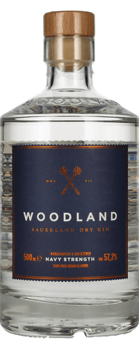 Woodland Sauerland Dry Gin NAVY STRENGTH 57,2% Vol. 0,5l
