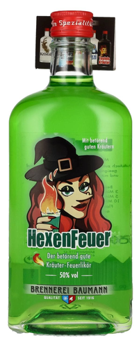 Baumann HexenFeuer Kraeuter-Feuerlikoer 50% Vol. 0,5l