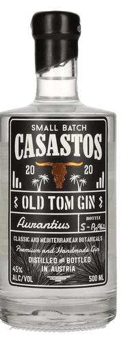 CASASTOS Old Tom Gin Small Batch Aurantius 2020 45% Vol. 0,5l
