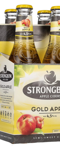 Strongbow Cider Gold Apple 4,5% Vol. 6x4x0,33l