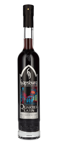 Hapsburg Absinthe QUARTIER LATIN Flavoured with Black Fruits of the Forest 53,5% Vol. 0,5l