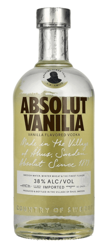 Absolut VANILIA Flavored Vodka 38% Vol. 0,7l