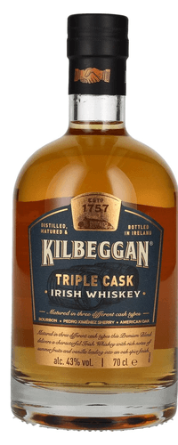Kilbeggan TRIPLE CASK Irish Whiskey 43% Vol. 0,7l