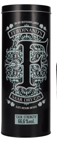 Ferdinand's Saar Dry Gin Cask Strength 66,6% Vol. 0,5l in Tinbox