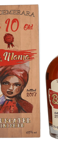 Big Mama 10 Years Old Rum Demerara Muscatel Finished 40% Vol. 0,7l in Giftbox