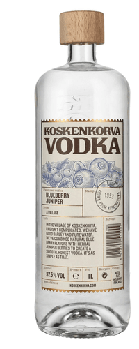 Koskenkorva Vodka BLUEBERRY JUNIPER Flavoured 37,5% Vol. 1l