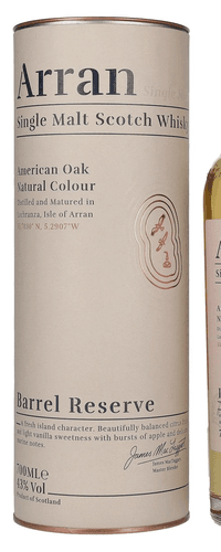 Arran Single Malt American Oak BARREL RESERVE 43% Vol. 0,7l in Giftbox