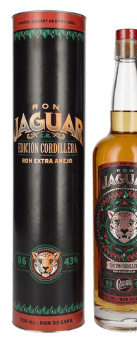 Ron Jaguar EDICION CORDILLERA Ron Extra Anejo 43% Vol. 0,7l in Giftbox