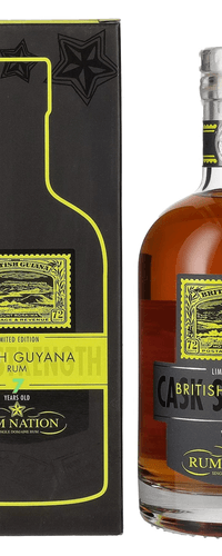 Rum Nation British Guyana 7 Years Old Limited Edition 59% Vol. 0,7l in Giftbox
