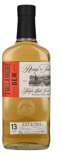 Tullamore D.E.W. ROUGE 13 Years Old Single Malt Irish Whiskey 40% Vol. 0,7l