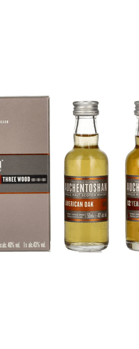 Auchentoshan Gift Collection (American Oak, 12YO, Three Wood) 41% Vol. 3x0,05l in Giftbox