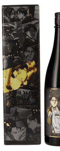 Attack on Titan x Beyond the Wall LEVI Model Japanese Sake 15% Vol. 0,72l in Giftbox