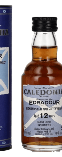 Edradour CALEDONIA 12 Years Old Highland Single Malt Scotch Whisky 46% Vol. 0,05l in Giftbox
