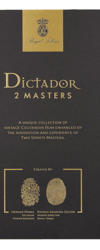 Dictador 2 MASTERS 1982 Royal Tokaji Colombian Rum 44% Vol. 0,7l in Giftbox