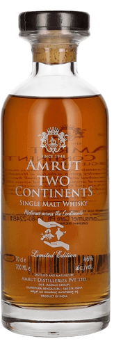 Amrut TWO CONTINENTS India Single Malt Whisky Batch No. 4 46% Vol. 0,7l