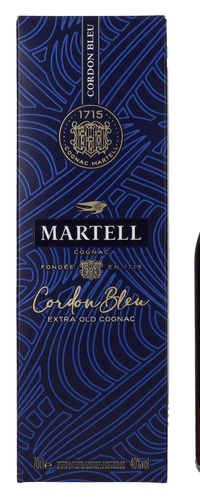 Martell Cognac Cordon Bleu Extra Old Cognac 40% Vol. 0,7l in Giftbox
