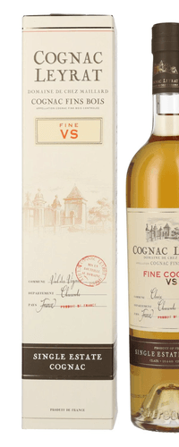 Cognac Leyrat VS Fine Single Estate Cognac GB 40% Vol. 0,7l in Giftbox