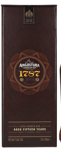 Angostura 1787 15 Years Old Super Premium Rum 40% Vol. 0,7l in Giftbox