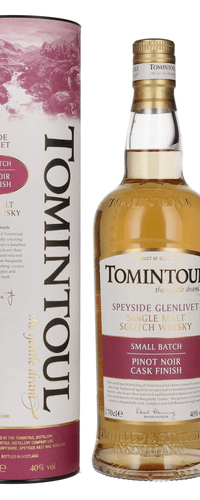 Tomintoul Small Batch Pinot Noir Cask Finish 40% Vol. 0,7l in Giftbox