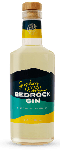 50cl Bedrock Gooseberry & Elderflower Gin + Free Gin Glass!
