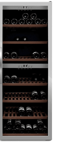 mQuvée - Wine Expert 126 Freestanding Wine Cooler - Dual Zone