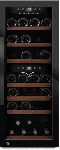 mQuvée -  Wine Expert 38 Dual Zone Freestanding Wine Cooler - Black