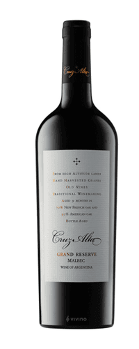 Cruz Alta Grand Reserve Malbec 2019