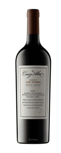 Cruz Alta Reserve Malbec 2020