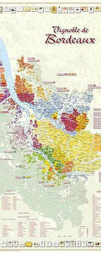 Vineyards of Bordeaux Map