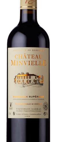 Château Minvielle Rouge, AOC Bordeaux Superieur, France 2020