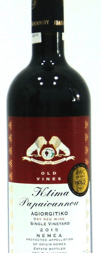 Papaioannou Old Vines, Nemea, Greece 2015