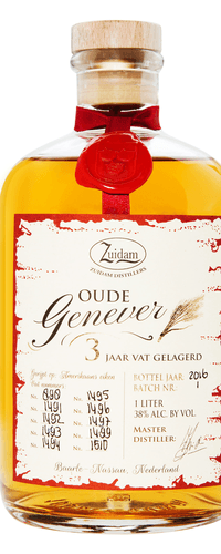 Zuidam Oude Genever 3 Jaar 0,50 ltr 38%