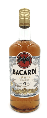 Bacardi Cuatro 4 Years Old 0,70 ltr 40%