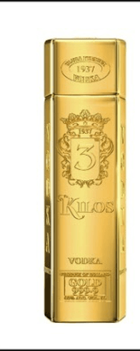 3 Kilos Vodka Gold 1,00 ltr 40%