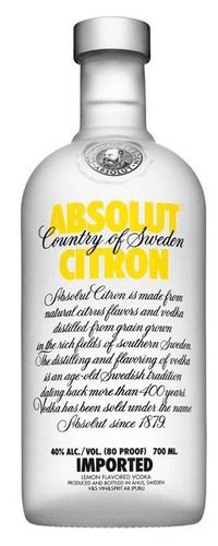 Absolut Vodka Citron 0,70 ltr 40%