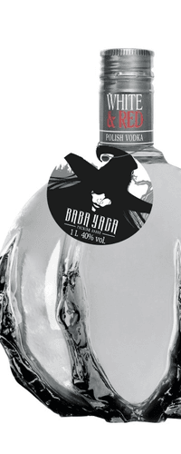 Baba Yaga Heksenvodka Bolle Fles Met Hand 1,00 ltr 40%