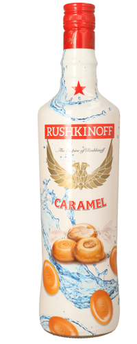 Rushkinoff Caramel Vodka 1,00 ltr 18%