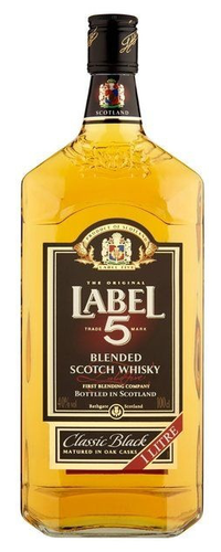 Label 5 1,00 ltr 40%