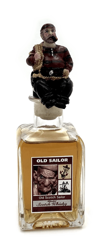 Old Sailor Whisky Met Zeeman Op Kurk Met Whisky 0,20 ltr 40%