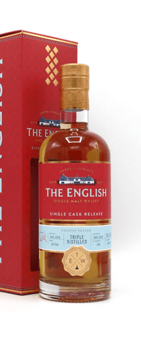 Whisky The English Red Range Smokey Triple 0,70 ltr 57,4%