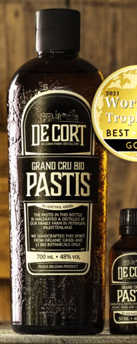 De Cort Bio Pastis Grand Cru 0,70 ltr 48%