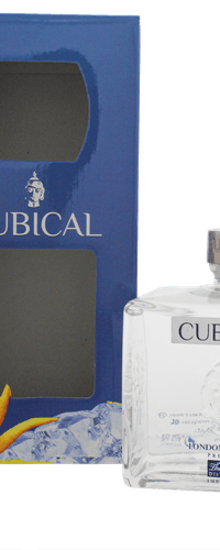 Cubical Premium London Dry Gin + Glass 0,70 ltr 40%